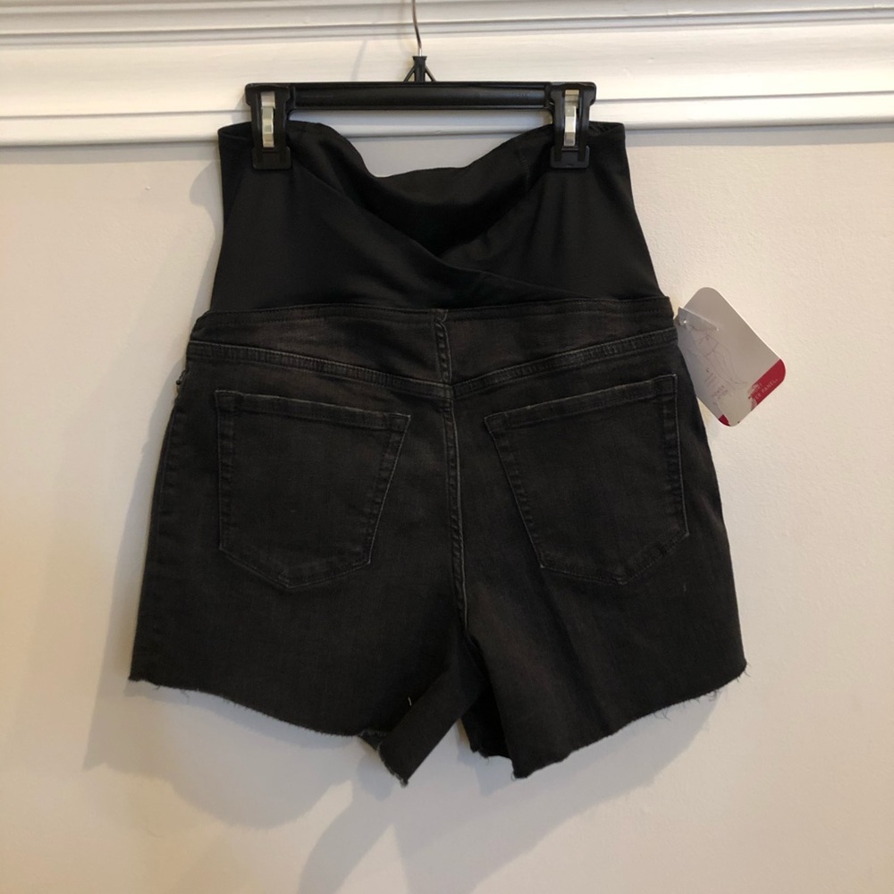 Maternity shorts black Sz.6 NWT! - Picture 2 of 2